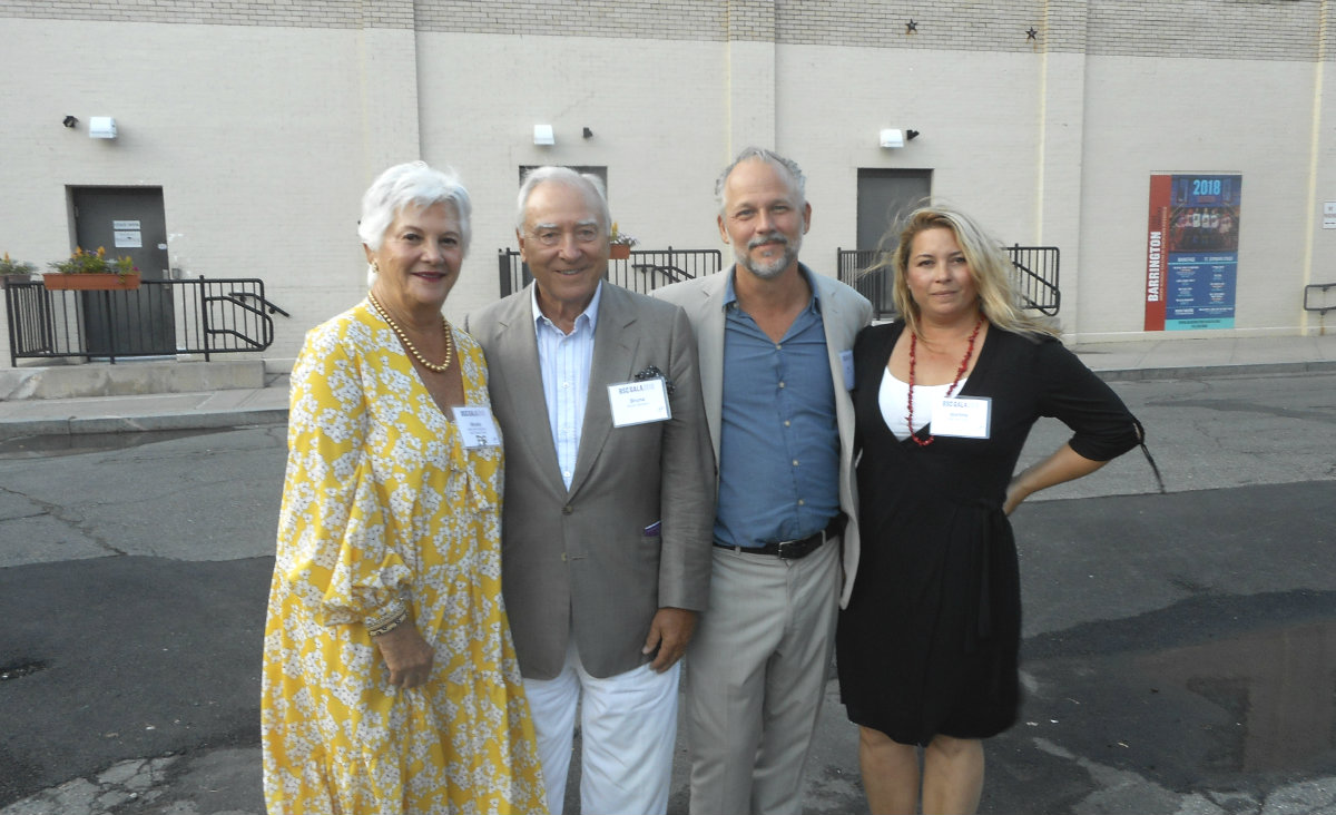 Board chair Mary Ann Quinson,&nbsp;Bruno Quinson, Josh Taylor and Martine Taylor.