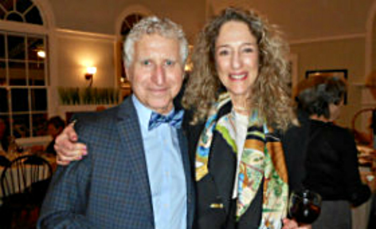 CEWM founder and cellist Yehuda Hanani with Leslie Gold.