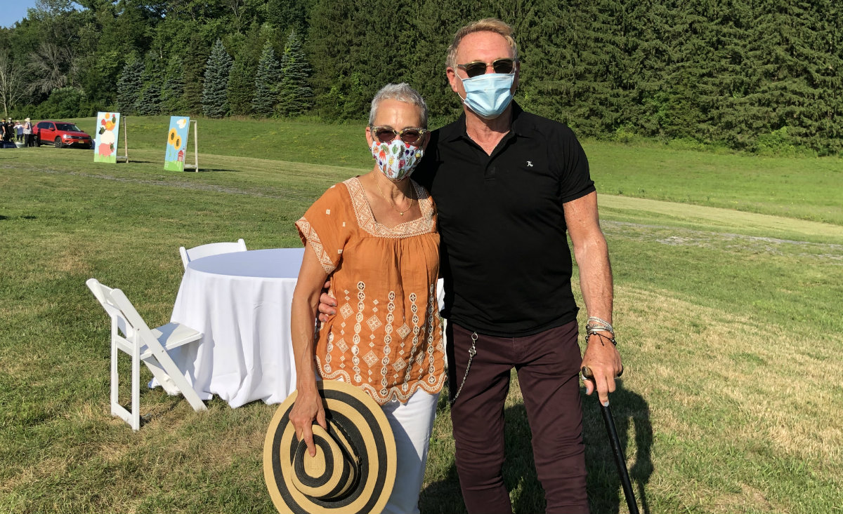 Sylvia Center founder Liz Neumark with&nbsp;Hal Rubenstein