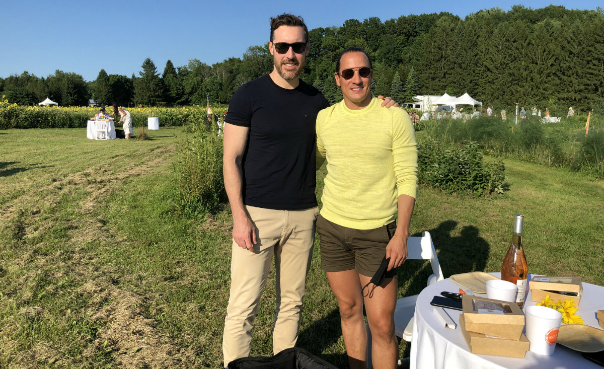 Byron Rooney and Todd Raymond, an interior designer