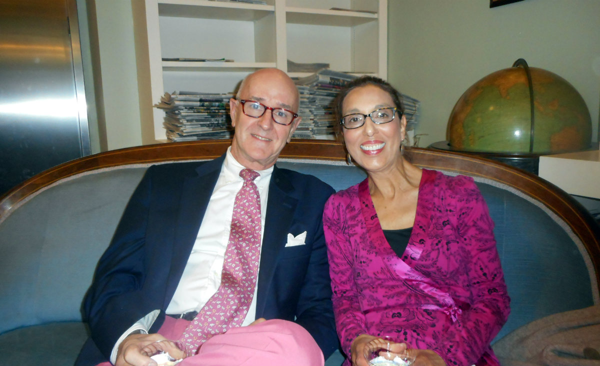 Roderick Thompson and Lisa Zamfino.