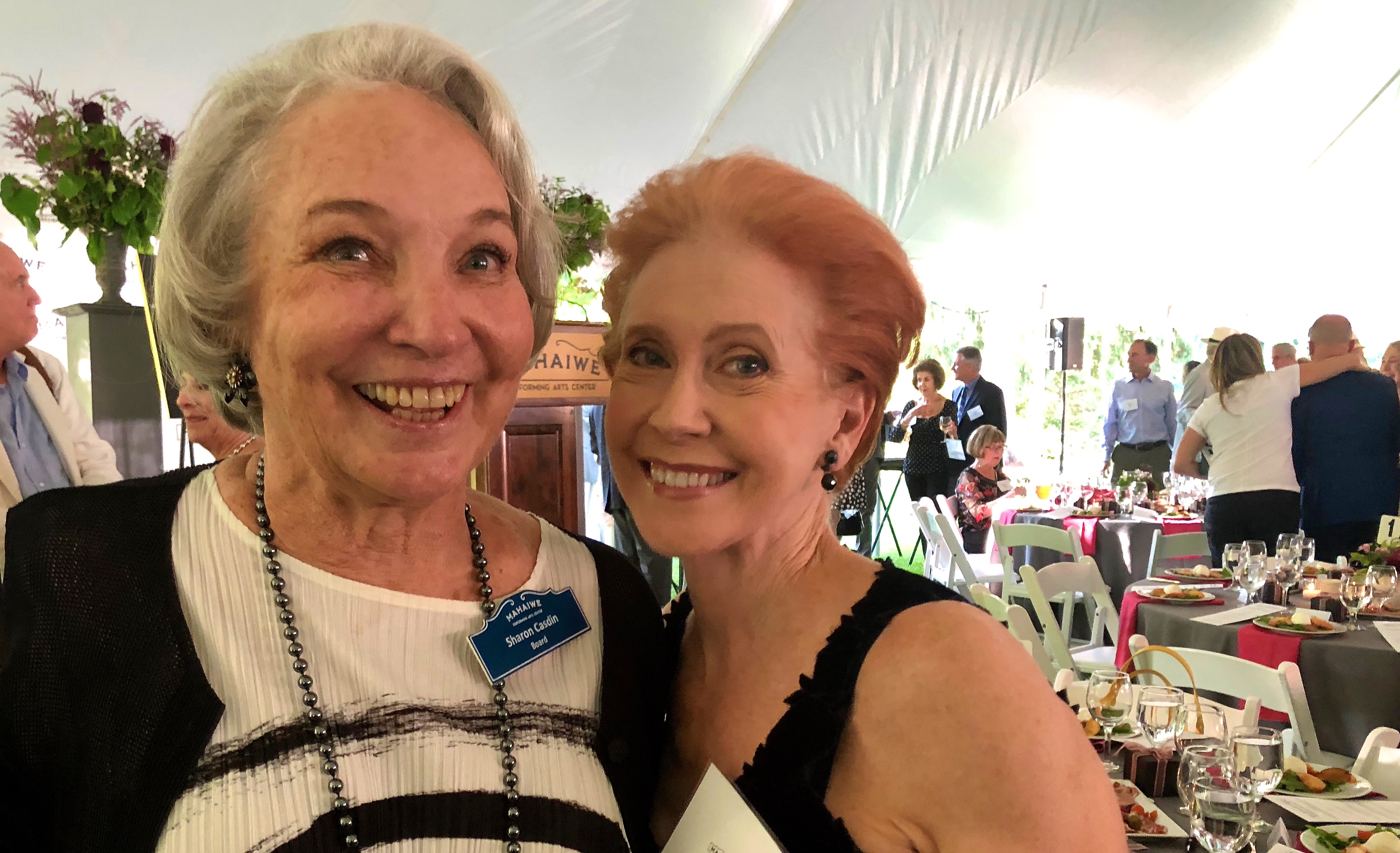 Honoree Sharon Casdin with Donna Annunziata