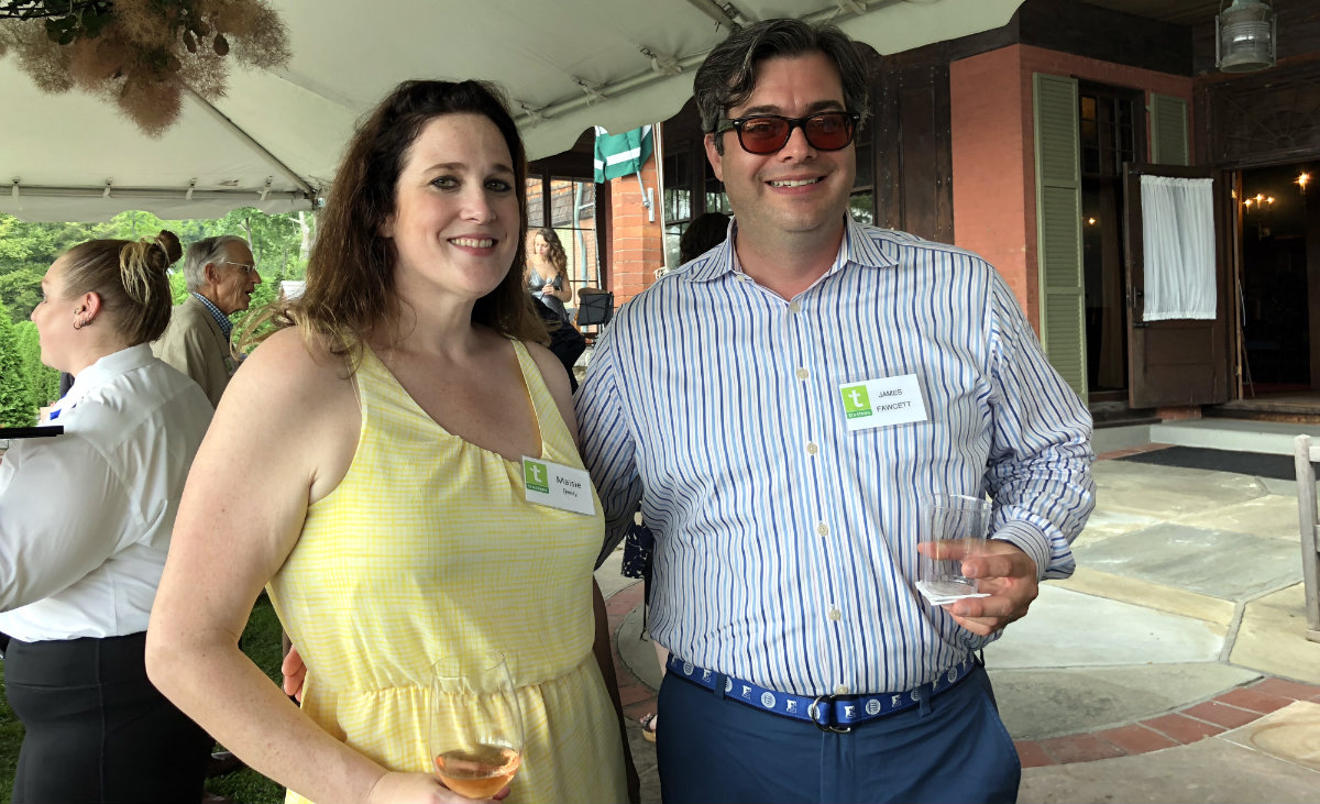 Maisie Deely and James Fawcett, an attorney. Maisie Deely and James Fawcett, an attorney.