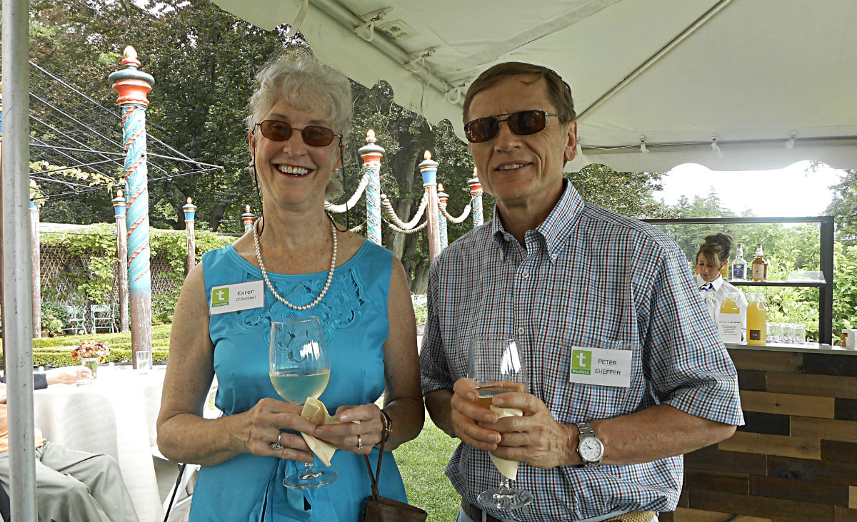 Karen O'Donnell and Pete Sheffer. Karen O'Donnell and Pete Sheffer.