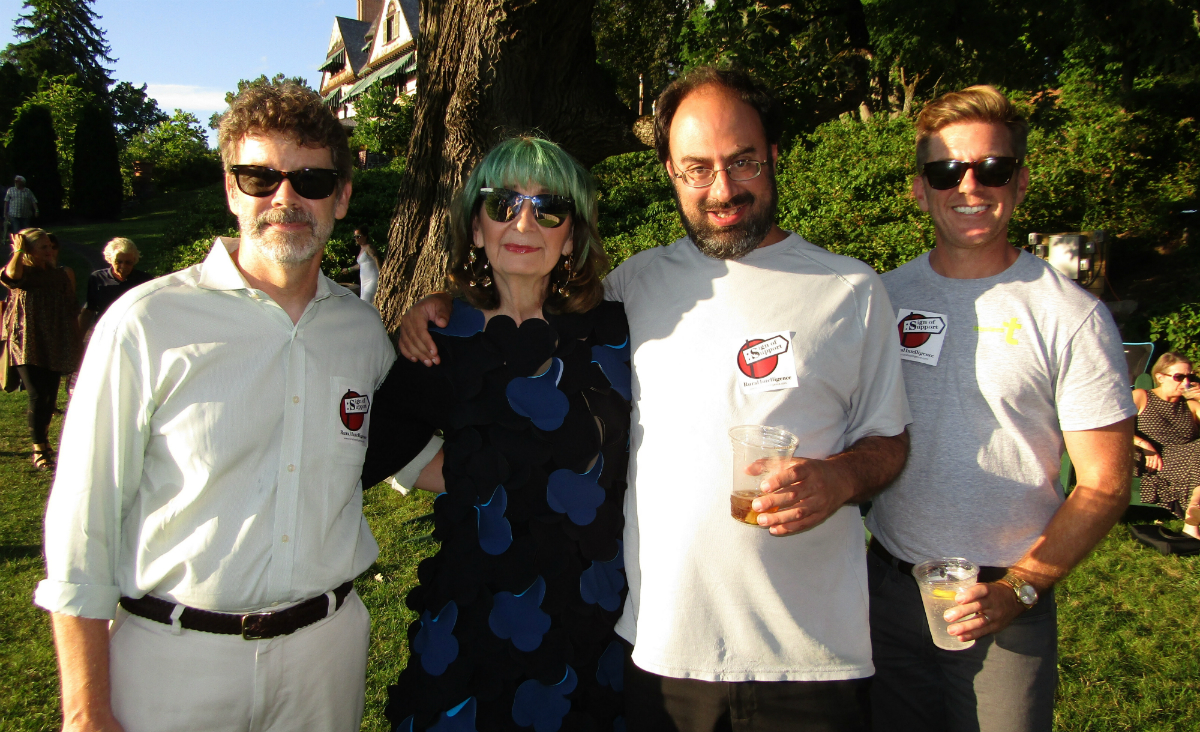 John O&#39;Keefe, Vicki Bonnington, Jonathan Swarz and Brian Cruey, Naumkeag&#39;s general manager.