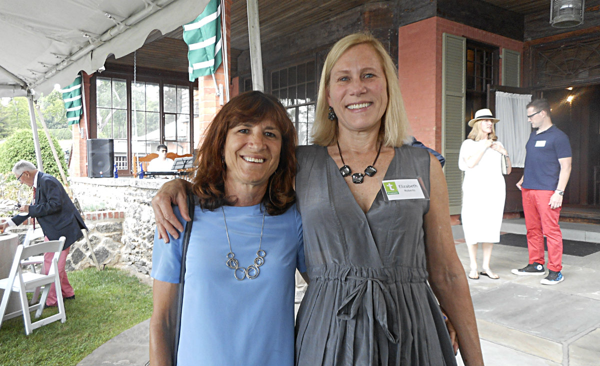 Architect Pamela Sandler and Elizabeth Roberts, national director of clinical support services for College Internship Program (CIP). Architect Pamela Sandler and Elizabeth Roberts, national director of clinical support services for College Internship Program (CIP).
