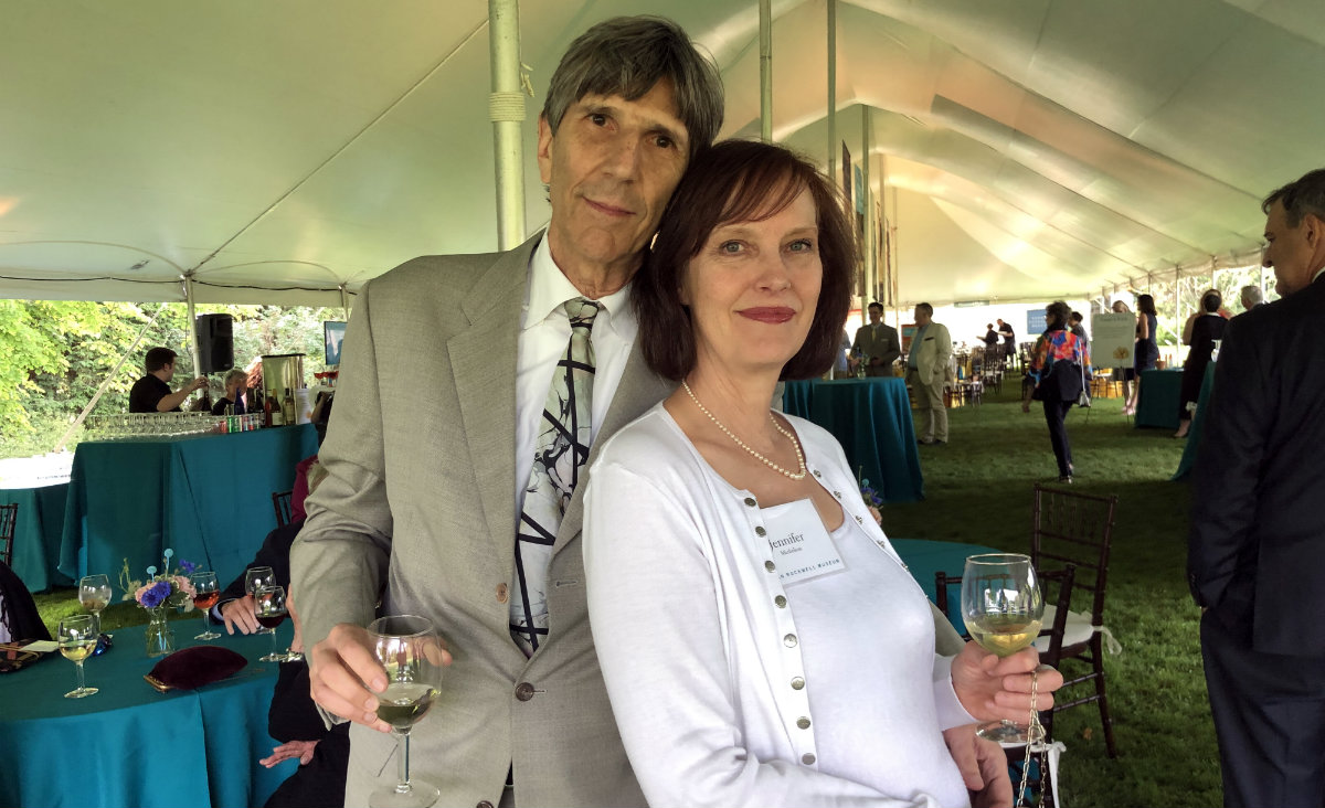 Gallerist Rich Michelson and Jennifer Michelson