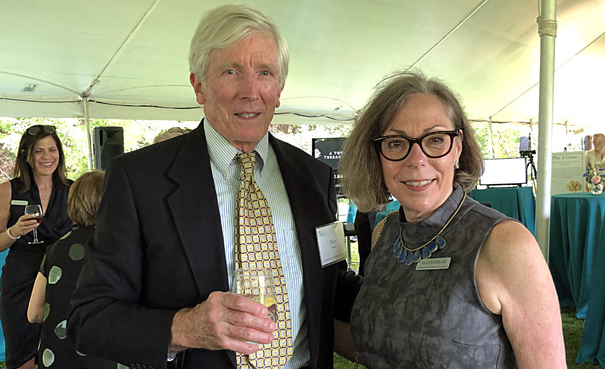 Allen Blagden and Ellen Spear, the museum&#39;s chief philanthropy officer