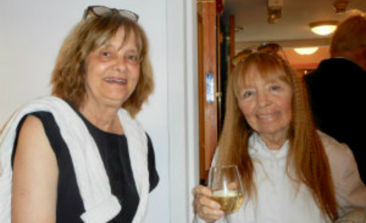 Two of the five co-presidents, Hilde Weisert and Barbara Penn.