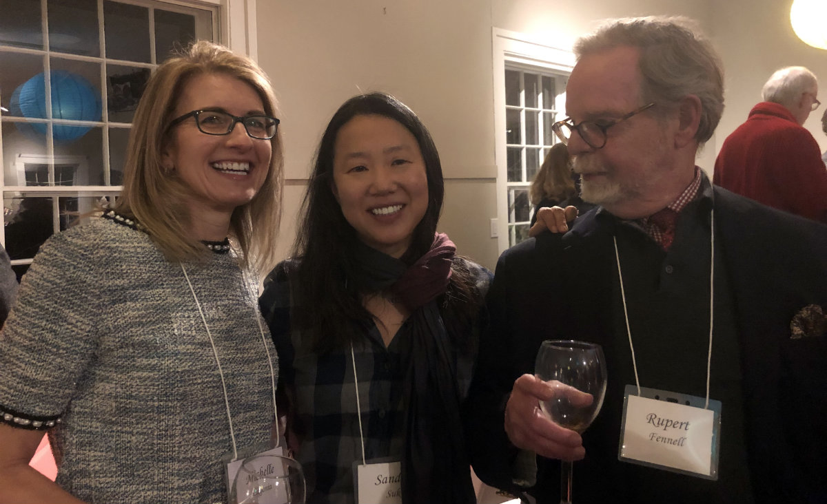 Michelle Lagonia, Sandra Suk and Rupert Fennell.