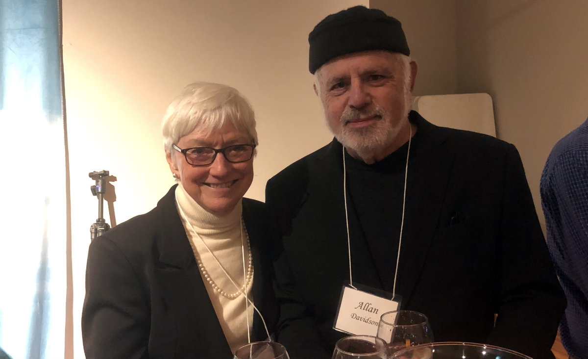 Cindy Puccio and Allan Davidson.