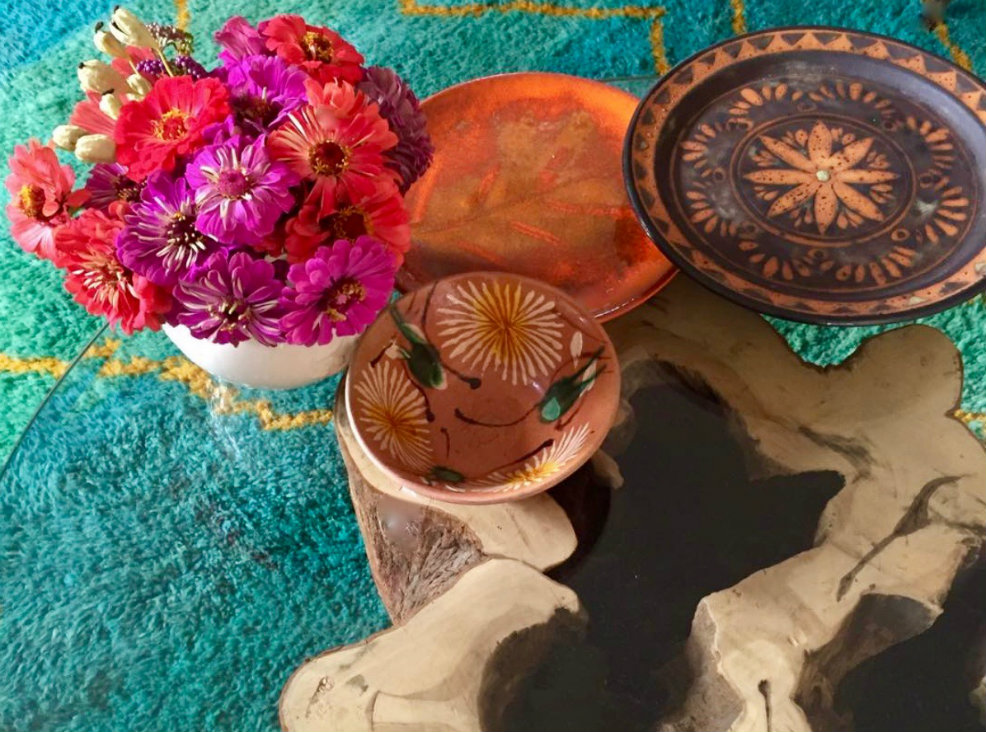 Tree base coffee table