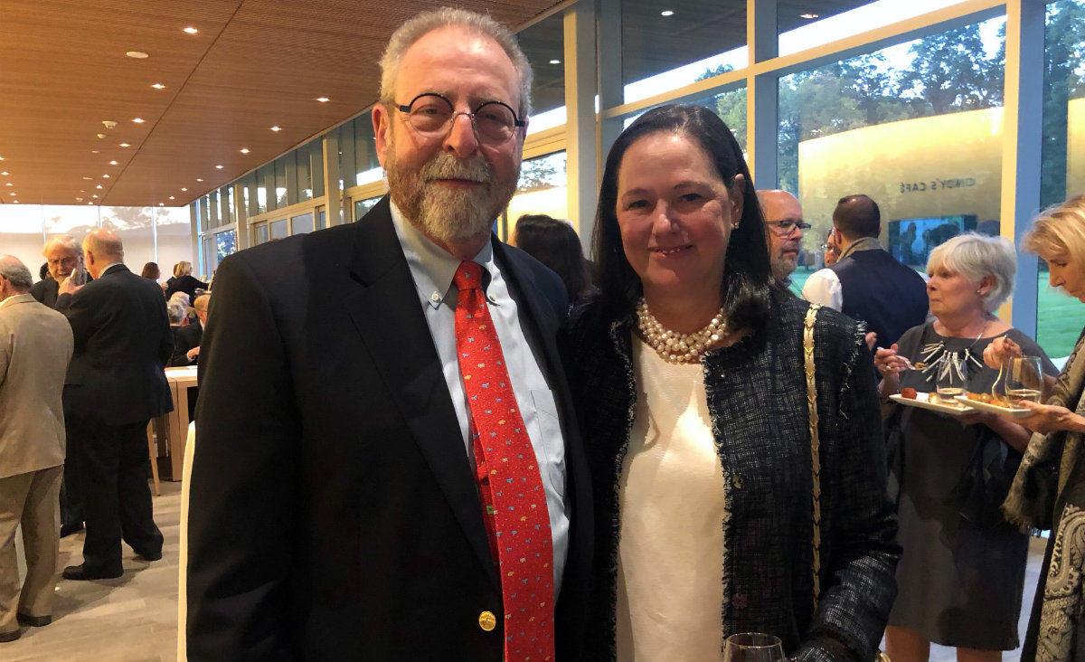 Board member Jeff Diamond and Amy Diamond