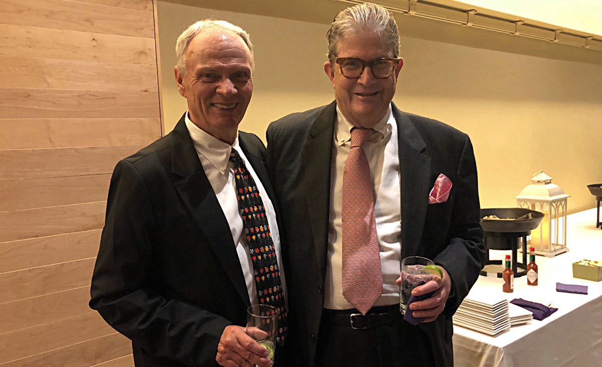 Jerry Fromm, PhD,&nbsp;the former first director of the Erickson Instutute and currently a distinguished faculty member;&nbsp;and Phil Deely, a former Riggs board member.