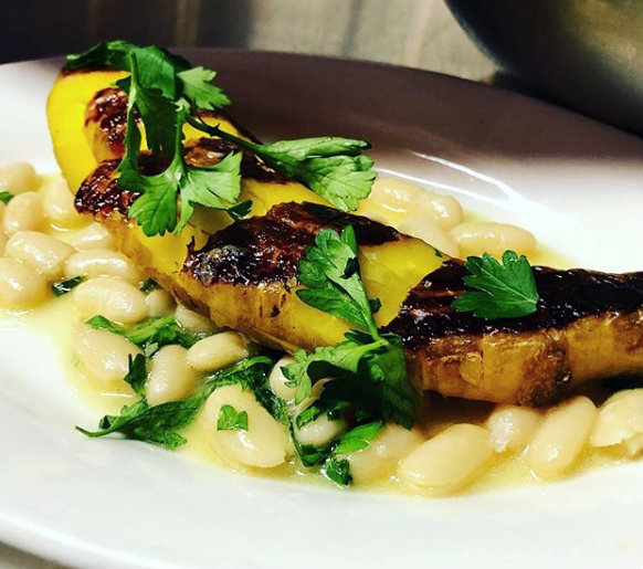 Roasted carrot steak