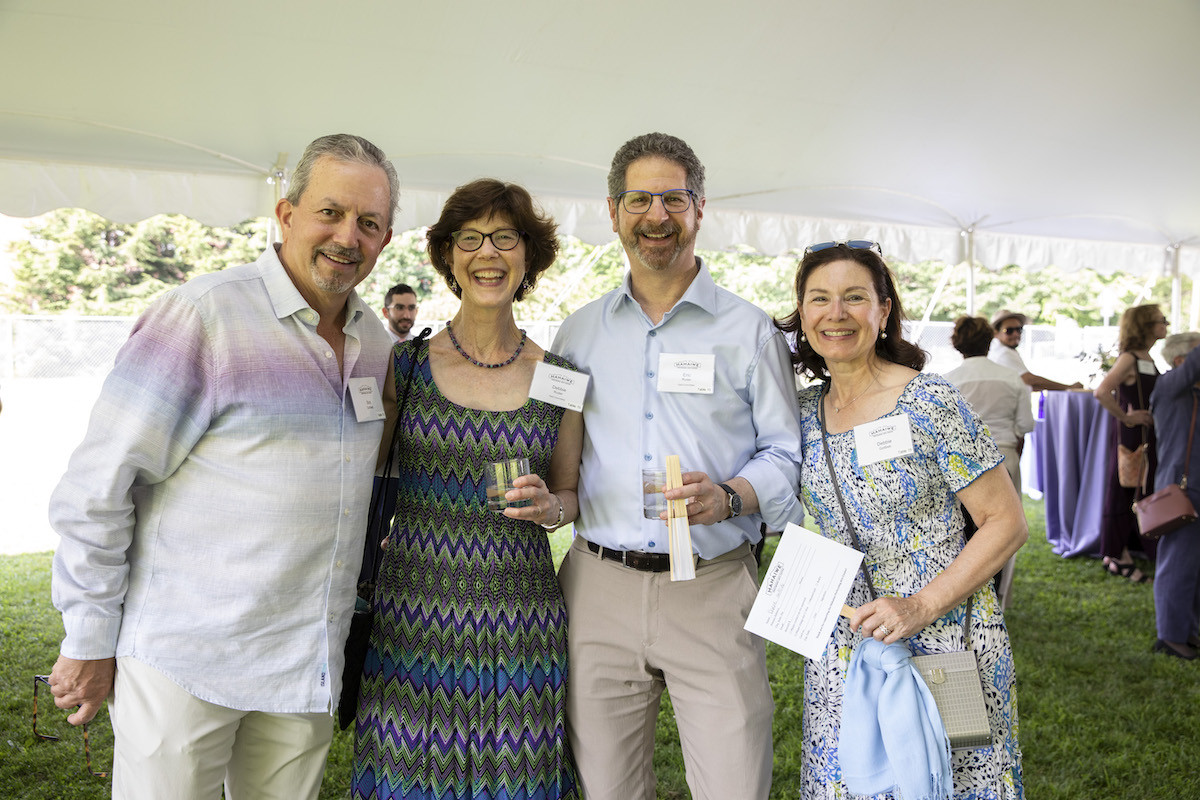 Robert Gottlieb, Gala Committee members Debbie and Eric Ruder, and Debbie Gottlieb