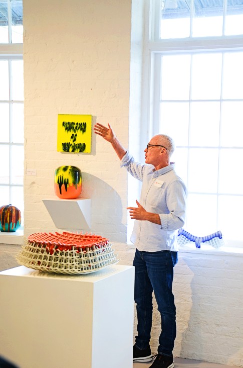 Robert Silverman, whose work is also on view at Porches Inn.&nbsp;