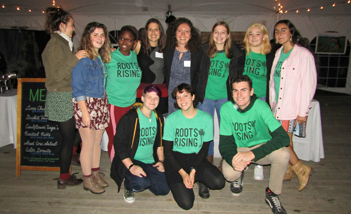 Some of the Roots Rising crew