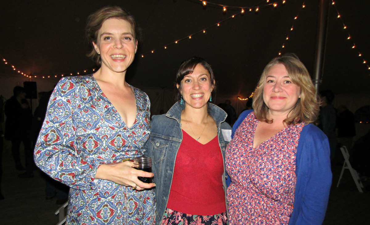 Rebecca Weinman, board member Mackenzie Greer, and Jess Dawson