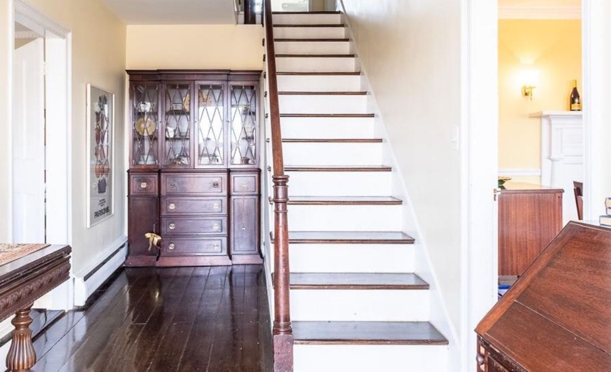 Staircase to second floor Staircase to second floor