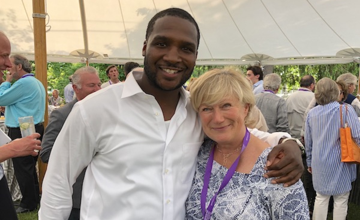 Actor&nbsp;Jerod Haynes,&nbsp;who participated in the special event screenplay reading of&nbsp;Mumbet,&nbsp;with executive producer&nbsp;Jayne Atkinson.