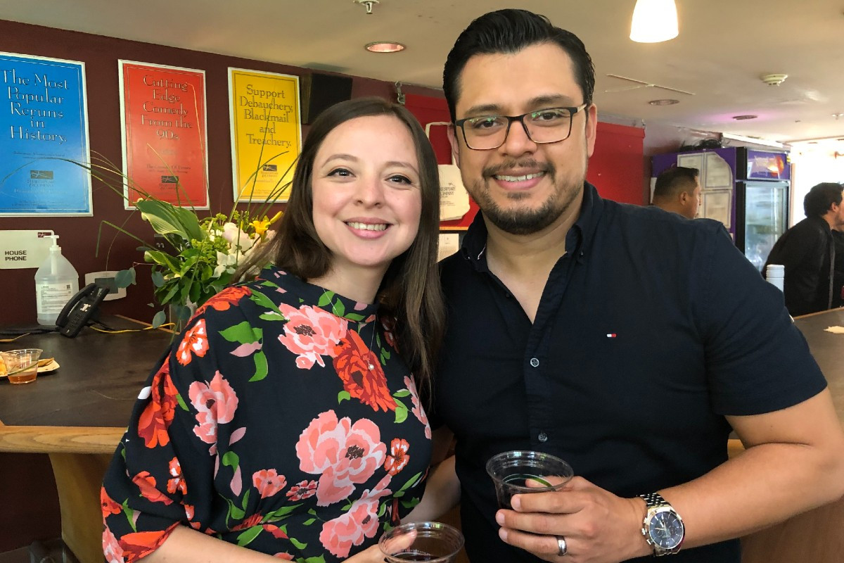 Elizabeth Saavedra and Hector Melendez