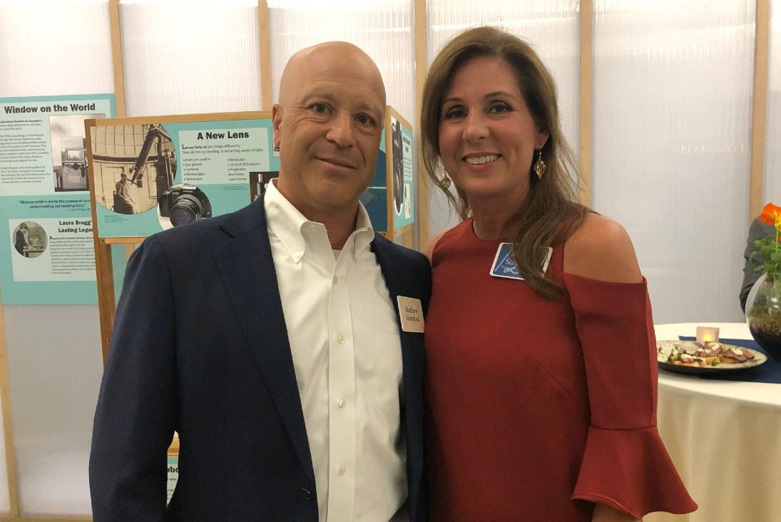 Matthew Scarafoni and Melissa Scarafoni, board vice president