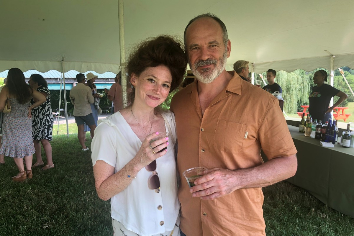 Caroline Schiff and Chris Harkness