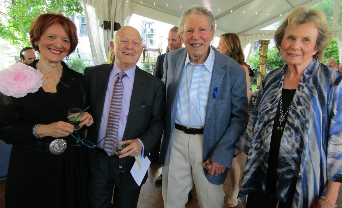 Andrea and Arthur Waldstein&nbsp;with board member&nbsp;Jeff Friedman&nbsp;and&nbsp;Roberta Friedman