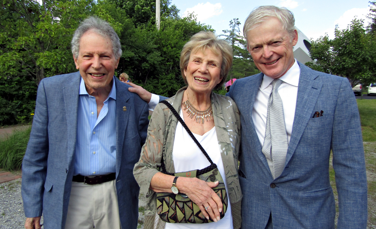 Trustee Dr. Gerald Friedman, Roberta Friedman and Artistic Director Allyn Burrows