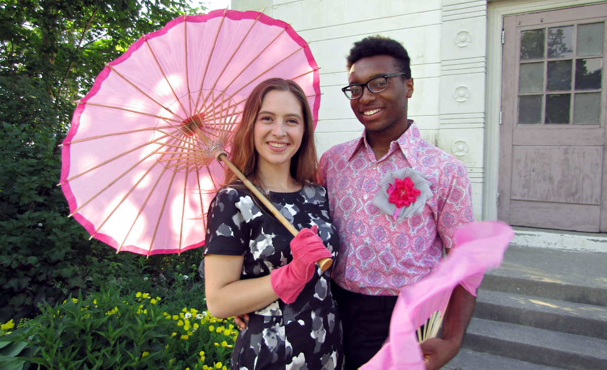 Maddie Groff and Devon Burton from the Summer Conservatory Program