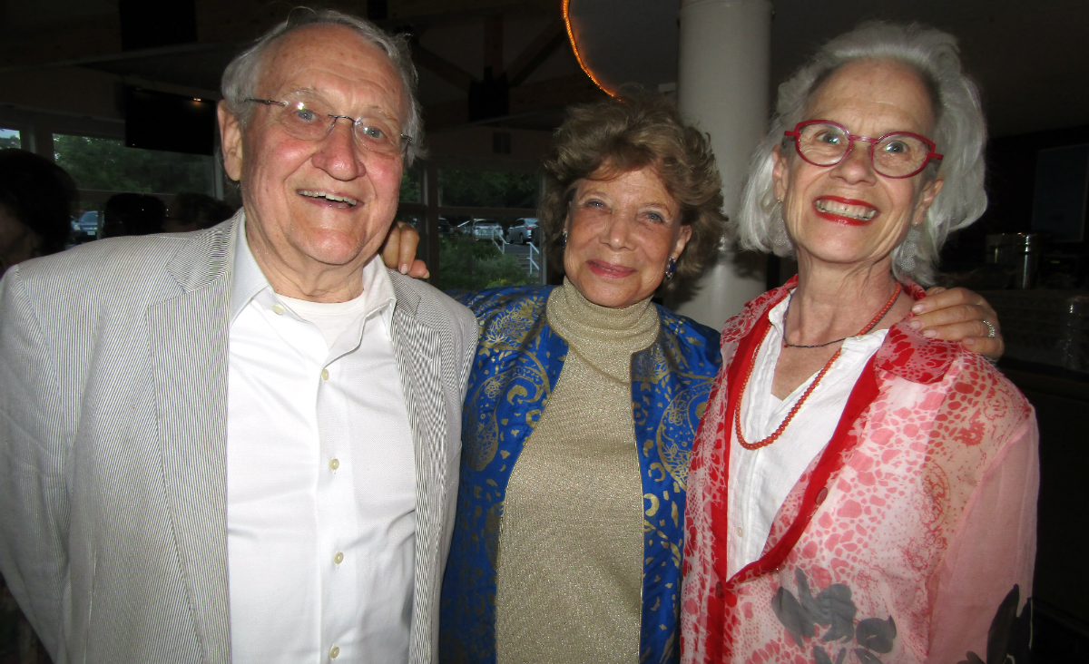 Gordon and Carole Hyatt with choreographer and performer Susan Dibble