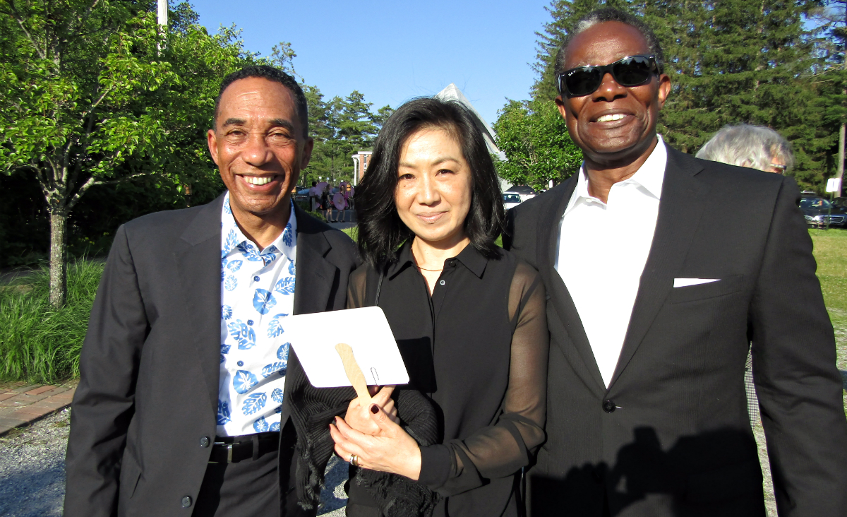 Director Regge Life, Kyoko Life and actor and trustee John Douglas Thompson&nbsp;