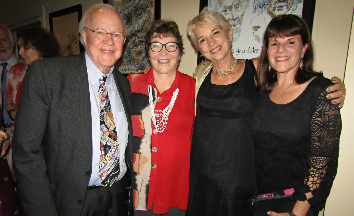 Douglas Trumbull, S&amp;Co. Founding Artistic Director Tina Packer, Julia Trumbull and Diane Pearlman