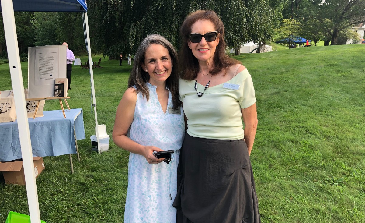 Museum Deputy Director Lisa Malone&nbsp;Jackson and Rae Gilson, a board member