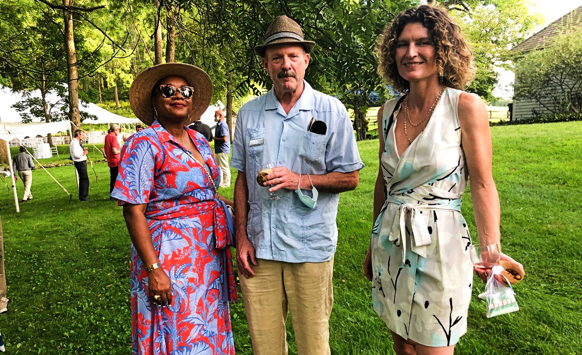 Nichole Saland, John Dax, vice chair of the board, and Ariana Smart Truman