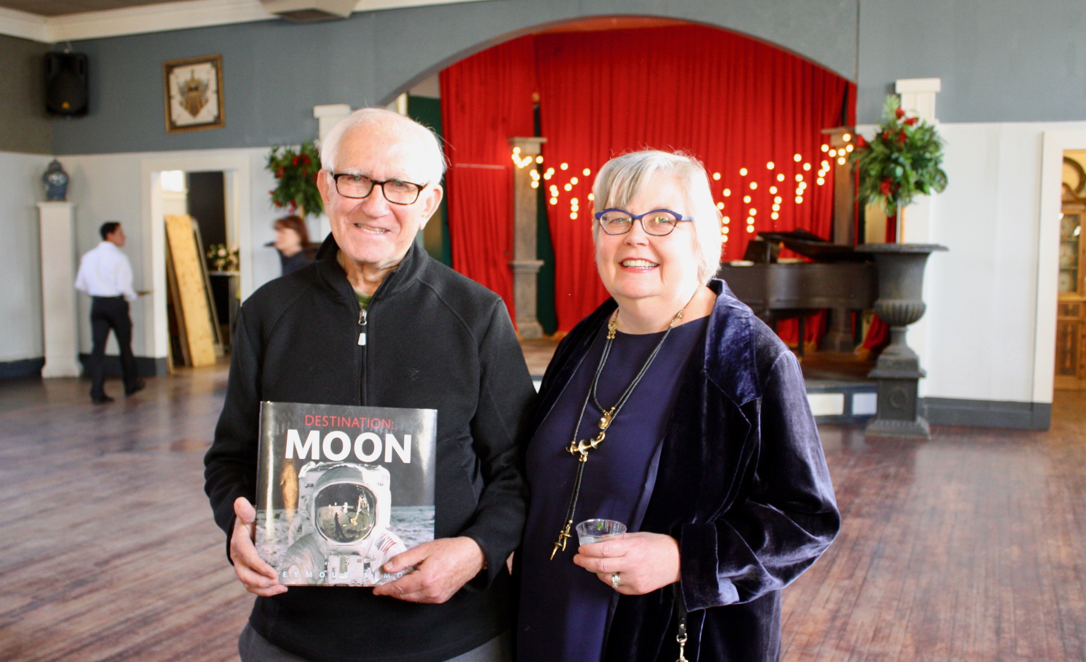 This year&#39;s Hudson Children&#39;s Book Festival&nbsp;guest of honor, author Seymour Simon&nbsp;with wife and literary agent Liz Nealon.