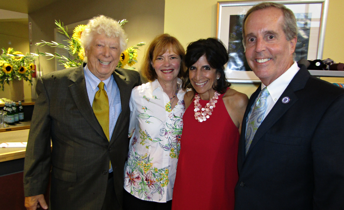 Gene Dellea, Barbara Alibozek, Allyce Najimy and the honoree.