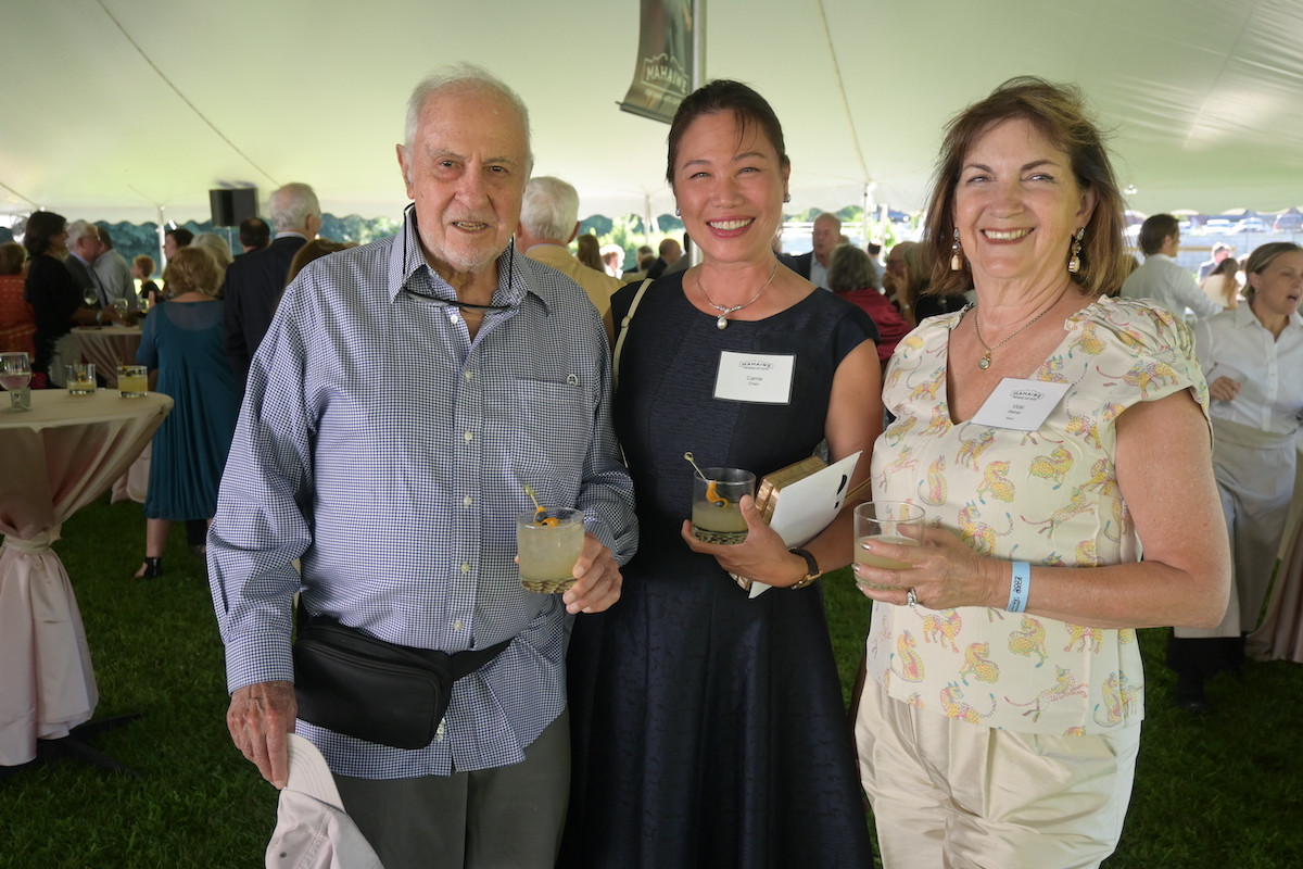 Stanley Cohen and Carrie Chen, and Mahaiwe Board Member Vicki Weiner