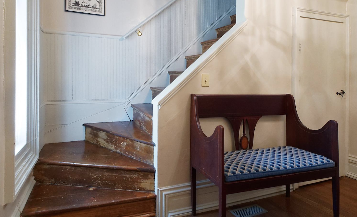 Staircase to second floor