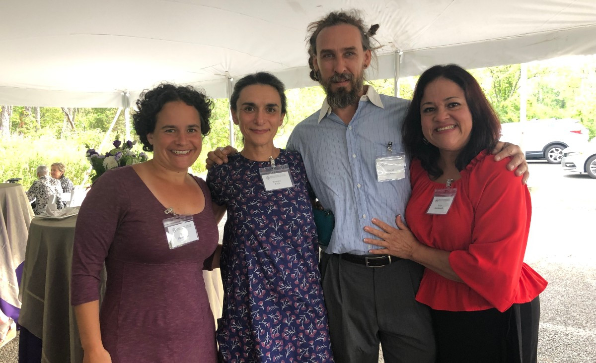 Ilana Steinhauer, executive director of Volunteers in Medicine Berkshires; Samara Klein, Daniel Bialowas, and Ruby Maldonado