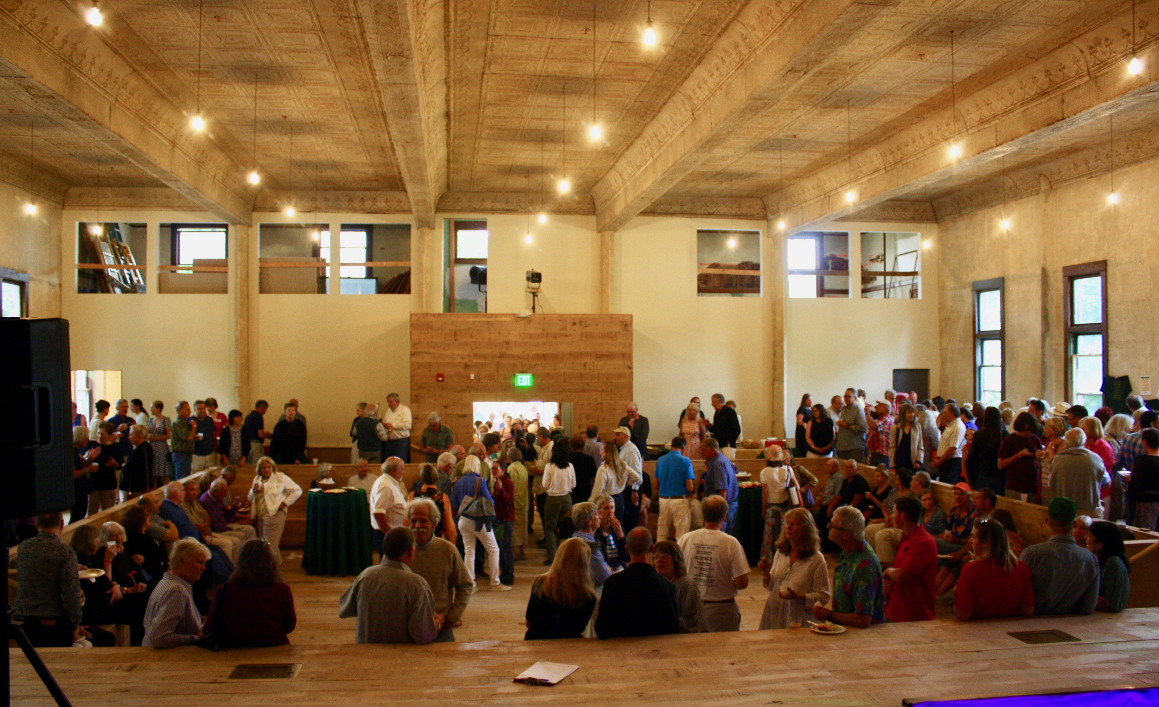 The view from the stage of the Stissing Center