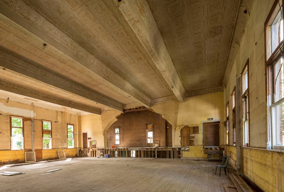 The old hall in need of a facelift The old hall in need of a facelift