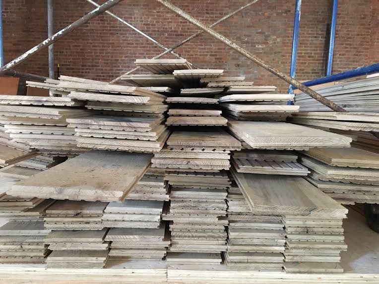 The new floorboards keep the old feel The new floorboards keep the old feel