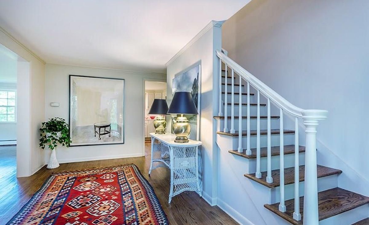 Staircase to second floor Staircase to second floor