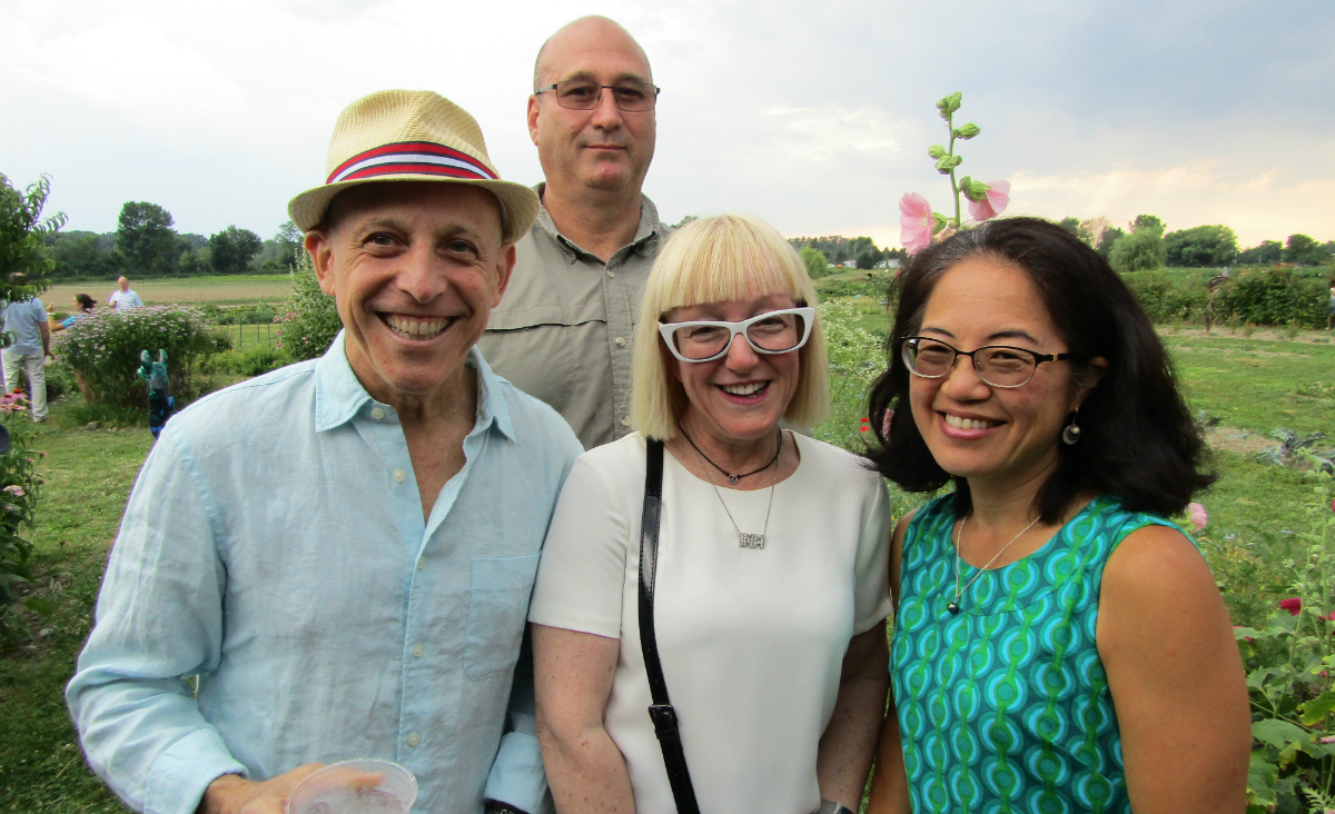 Steven Beispel, Tom Lovett,&nbsp;Ina Saltz&nbsp;and&nbsp;Dr. Cathy Shin