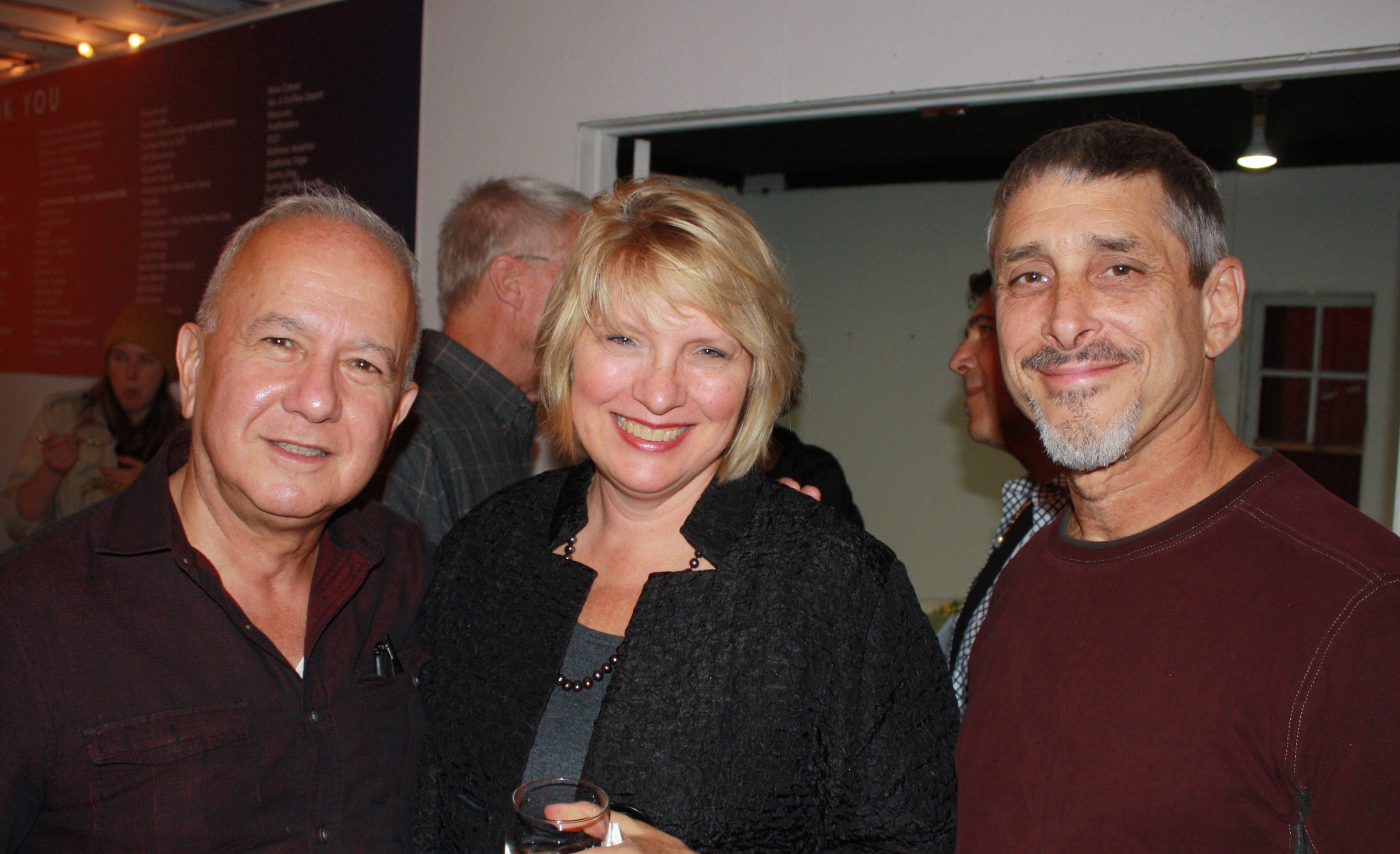 Frank Tartaglione, Lawre Stone and artist Eric Wolf