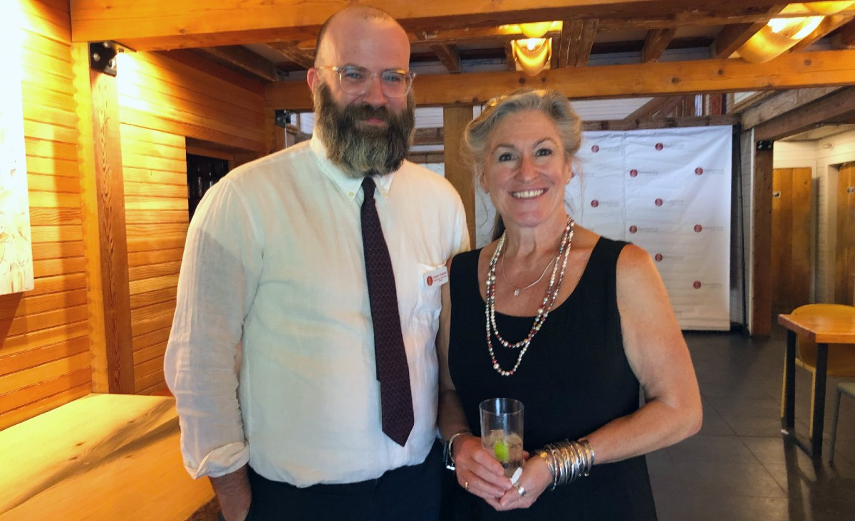 Tyson Traynor, marketing and communications manager, and Claudia d&#39;Alessandro, BOF engagement consultant