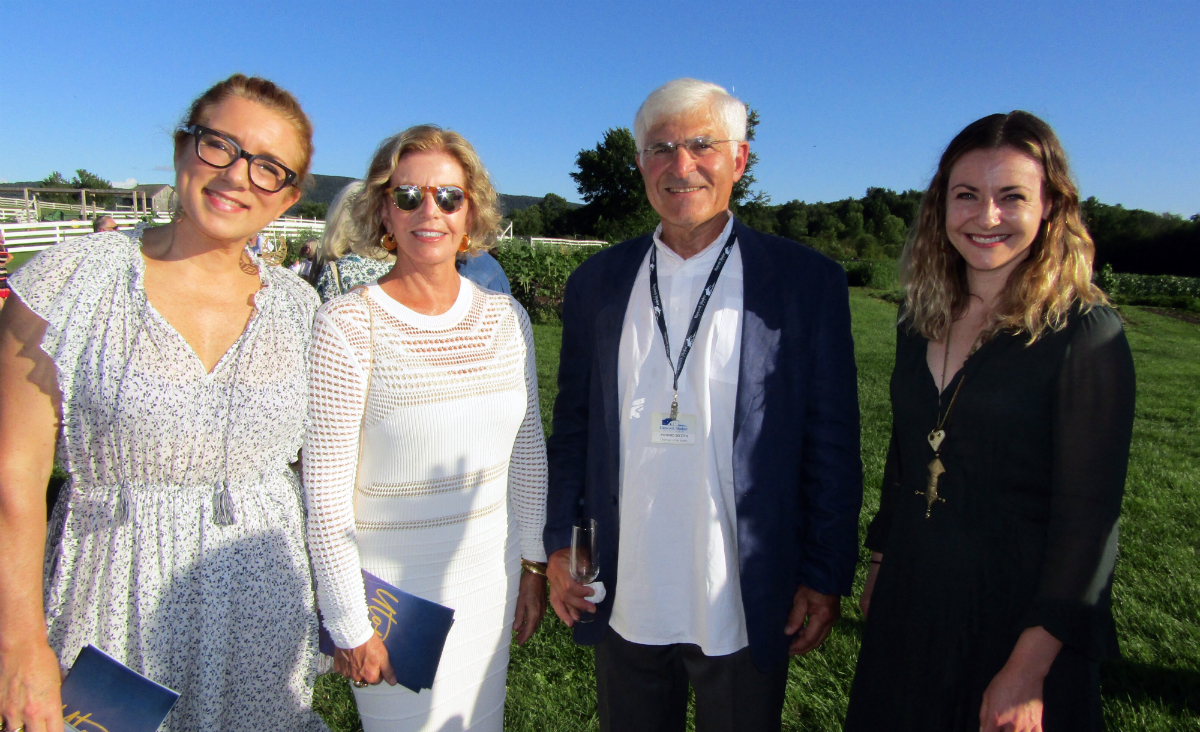 Trustee Sarah Eustis with trustee/gala co-chair Maureen Jerome, Chair of the Board Richard Seltzer and Dr. Mairin Jerome. Trustee Sarah Eustis with trustee/gala co-chair Maureen Jerome, Chair of the Board Richard Seltzer and Dr. Mairin Jerome.