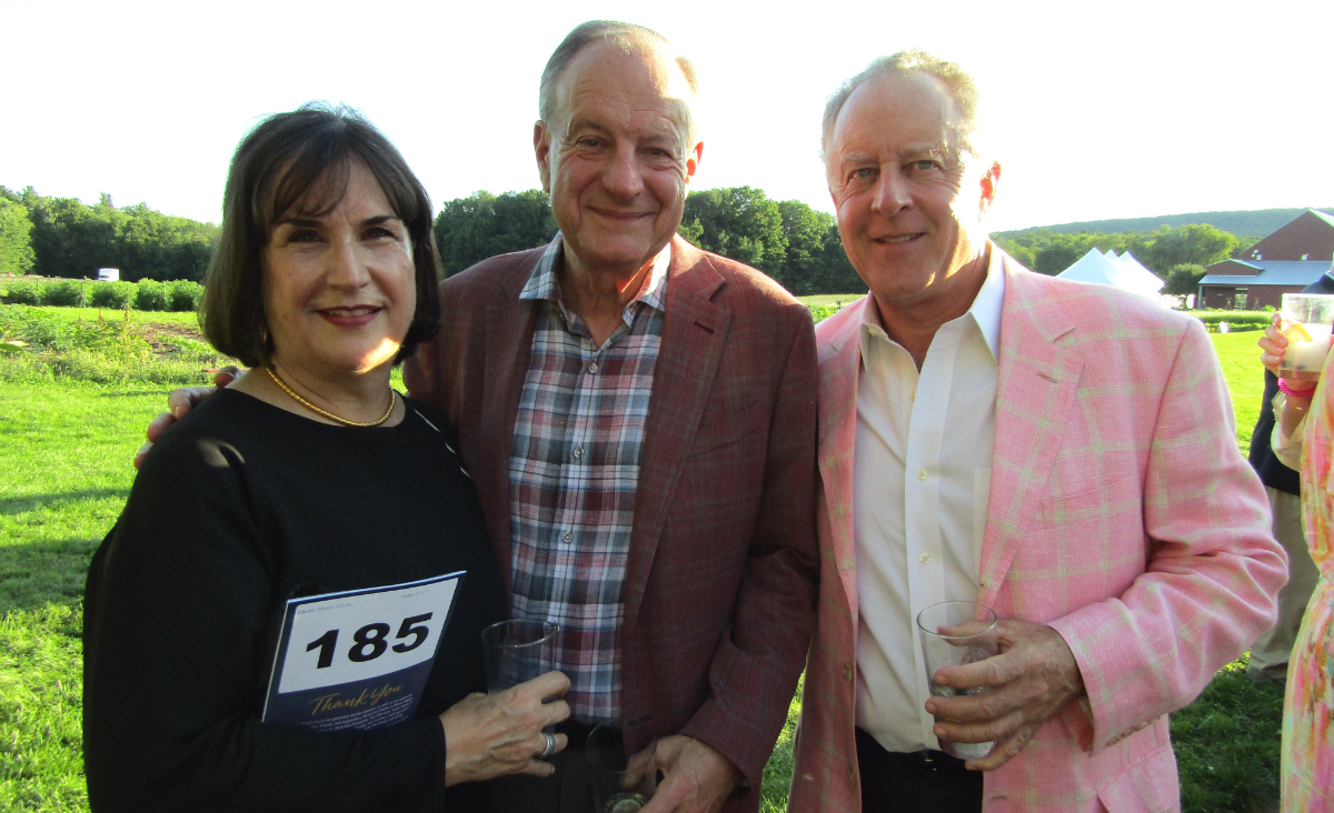 Marita and David Glodt with Jim Crane. Marita and David Glodt with Jim Crane.